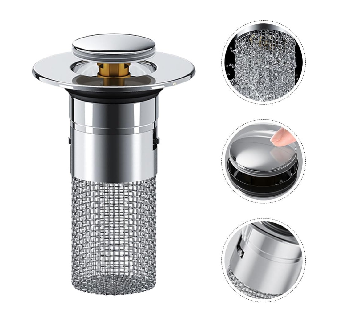 Tapon Filtro De Acero Inoxidable x2und